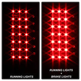 Xtune Hummer H3 06-09 ( Non H3T ) LED Tail Lights Black ALT-ON-HH306-LED-BK - 5017697