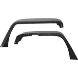 Westin/Snyper 07-17 Jeep Wrangler Tube Fenders - Front - Textured Black - 62-1005