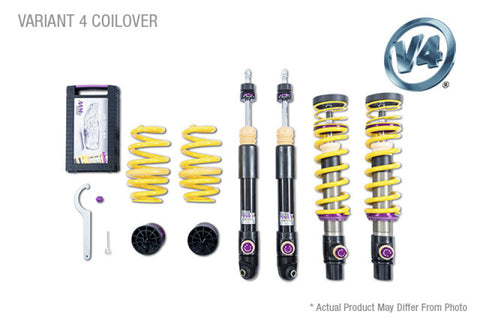 KW Coilover Kit V4 2011+ Lamborghini Aventador Incl. Roadster w/o Electronic Dampers - 3A711007