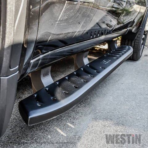 Westin 2019 Chevrolet Silverado/Sierra 1500 Crew Cab Thrasher Running Boards - Textured Black - 28-81265