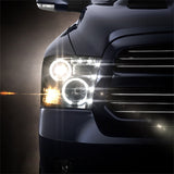 Spyder Dodge Ram 1500 09-14 Projector Headlights Halogen- CCFL Halo LED - Blk PRO-YD-DR09-CCFL-BK - 5030320