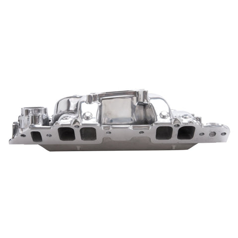 Edelbrock Polished B/B Chev Rect Port RPM Air-Gap Manifold - 75621