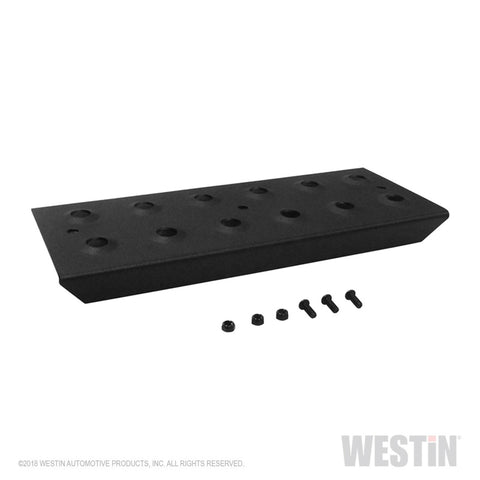 Westin Replacement service kit includes 11 inch die stamped step pad and fasteners - Black - 56-10002