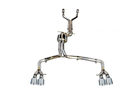 AWE Tuning Audi C7 / C7.5 S6 4.0T Track Edition Exhaust - Chrome Silver Tips - 3020-42042