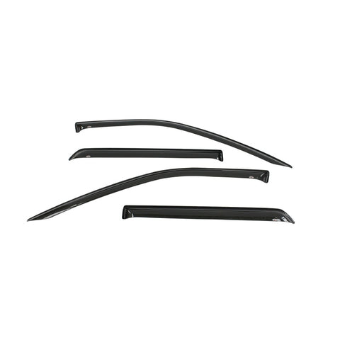 Westin 2011-2017 Dodge Durango Wade Slim Wind Deflector 4pc - Smoke - 72-35430