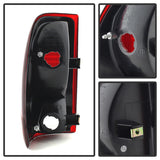 Xtune Dodge Dakota 1997-2004 OEM Style Tail Lights -Red Smoked ALT-JH-DDAK97-OE-RSM - 9028762