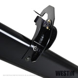 Westin 2019 Chevrolet Silverado Double Cab PRO TRAXX 6 Oval Nerf Step Bars - Black - 21-64125