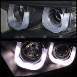 Spyder Toyota Highlander 11-13 Projector Headlights 3D DRL Blk PRO-YD-THLAN11-3DDRL-BK - 5075055