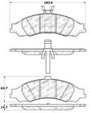 StopTech Performance Brake Pads - 309.10430