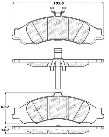 StopTech Performance Brake Pads - 309.10430