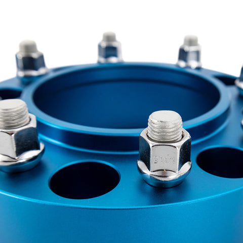 Mishimoto Borne Off-Road Wheel Spacers - 6x139.7 - 78.1 - 50mm - M14x1.5 - Blue - BNWS-005-500BL