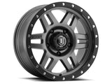 ICON Six Speed 17x8.5 6x135 6mm Offset 5in BS 94mm Bore Gun Metal Wheel - 1417856350GM