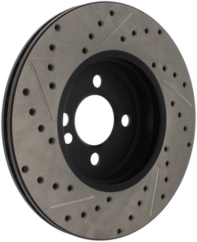 StopTech Slotted & Drilled Sport Brake Rotor 07-13 Mini Cooper - 127.34101L