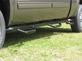 N-Fab Nerf Step 04-06 Chevy-GMC 1500 Crew Cab 5.7ft Bed - Gloss Black - Bed Access - 3in - C01100CC-6