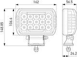 HELLA Value Fit 450 LED Lamp - 10-30 VDC 75W Driving Light Kit - 358154051