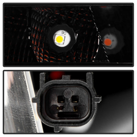 Spyder 16-19 Honda Civic 5 Door Hatchback Light Bar LED Tail Lights - Black Chrome(ALT-YD-HC16HB-BC) - 5088819