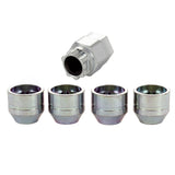 McGard Wheel Lock Nut Set - 4pk. (Under Hub Cap / Cone Seat) M12X1.75 / 19mm & 21mm Hex / .802in. L - 24016