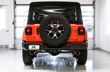 AWE Tuning 2018+ Jeep Wrangler JL/JLU Tread Edition Axle-Back Dual Exhaust - Chrome Silver Tips - 3015-32001