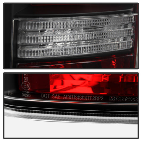 Spyder Land Rover Discovery 3 LR3 05-09 Light Bar LED Tail Lights Black ALT-YD-LRD05-LED-BK - 5080813