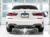 AWE Tuning 2019+ BMW M340i (G20) Resonated Touring Edition Exhaust - Quad Diamond Black Tips - 3015-43158