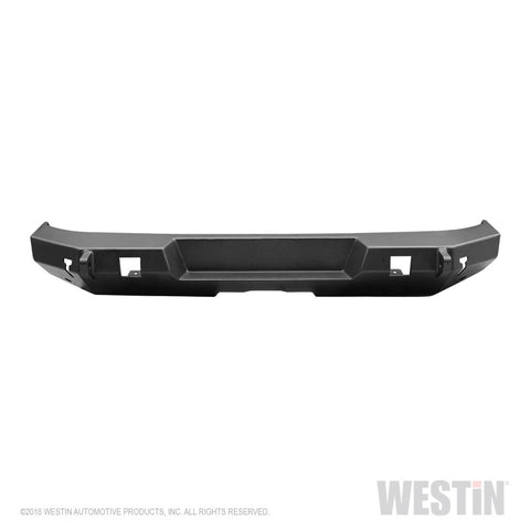 Westin 18-19 Jeep Wrangler JL Rear Bumper - Textured Black - 59-82025