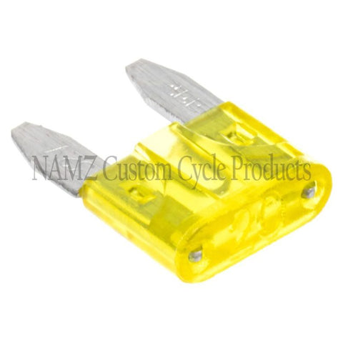 NAMZ 20-AMP MINI Fuse - 5 Pack (HD 72345-02) - NF-MIN-20