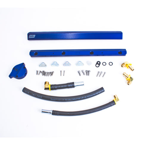 BBK 86-93 Mustang 5.0 High Flow Billet Aluminum Fuel Rail Kit - 5010