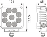 Hella ValueFit LED Work Light TS3000 LED MV CR LT - 357112002