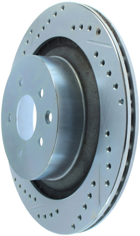 StopTech Select Sport 08-13 Infiniti G37 Slotted and Drilled Right Rear Brake Rotor - 227.42101R