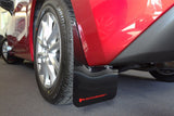 Rally Armor 14-18 Mazda3/Speed3 Black UR Mud Flap w/ Red Logo - MF31-UR-BLK/RD