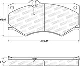 StopTech Street Brake Pads - 308.09270