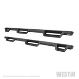 Westin 99-16 Ford F-250/350/450/550 CC (6.75ft Bed) HDX Drop Whl to Whl Nerf Step Bars - Text Blk - 56-534015