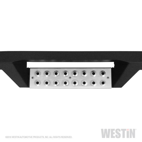 Westin 2019 Chevrolet Silverado/Sierra 1500 Crew Cab Drop Nerf Step Bars - Textured Black - 56-141352