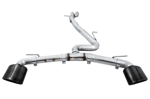 AWE Tuning 18-19 Audi TT RS 8S/RK3 2.5L Turbo Track Edition Exhaust - Diamond Black RS-Style Tips - 3020-33062