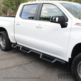 Westin 2019 Chevrolet Silverado/Sierra 1500 (5.5ft) Drop Wheel to Wheel Nerf Step Bars - Txt Black - 56-534685