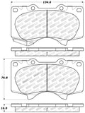 StopTech Performance 03-09 Lexus GX 470 Front Brake Pads - 309.09760