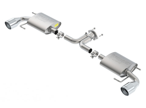 Borla 14-16 Mazda 3 2.0/2.5L AT/MT FWD S-Type Cat-Back Exhaust Single Split Rear Exit - 11918