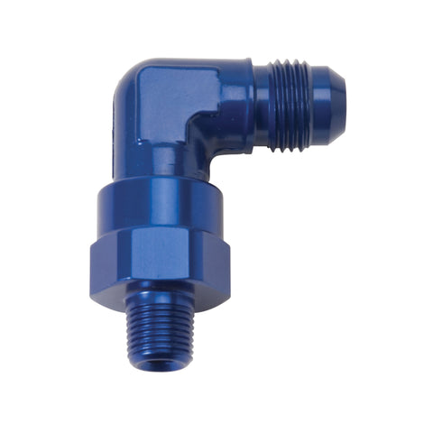 Russell Performance -8 AN 90 Degree Male to Male 3/8in Swivel NPT Fitting - 614118