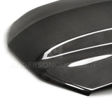 Anderson Composites 10-12 Ford Mustang Type-CJ 3in Carbon Fiber Cowl Hood - AC-HD10FDMU-CJ