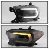 Spyder Toyota Tacoma 16-18 (SR5 Model Only) Projector Headlights Black Smoke PRO-YD-TT16-LB-BSM - 5087546