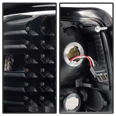 Xtune Dodge Ram 1500 94-01 / Ram 2500/3500 94-02 LED Tail Lights Black ALT-ON-DRAM94-LED-BK - 5012777