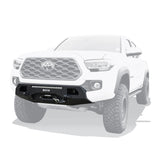 Westin 16-23 Toyota Tacoma Pro-Series Mid Width Front Bumper - Textured Black - 58-311045