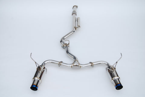 Invidia 2022+ Subaru WRX N1 Twin Outlet Single Layer Tip Cat-Back Exhaust - HS22WRXGTT