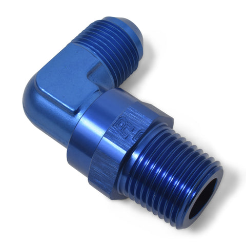 Russell Performance -8 AN 90 Degree Male to Male 3/8in Swivel NPT Fitting - 614118