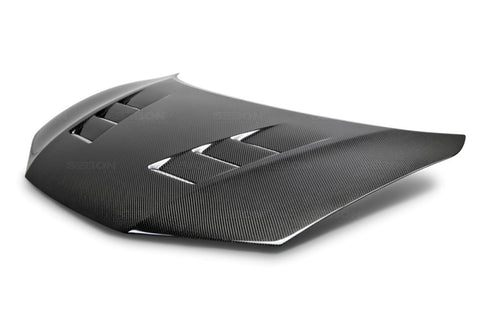 Seibon 14-15 Honda Civic 2dr TS-Style Carbon Fiber Hood - HD14HDCV2D-TS