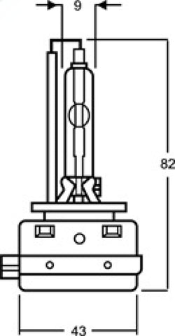 Hella HID Capsule D1S 12V 35W Bulb - H83074001