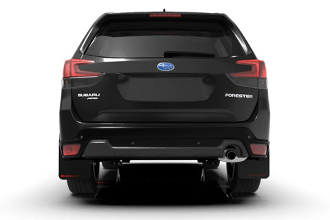 Rally Armor 19-21 Subaru Forester Black UR Mud Flap w/ Red Logo - MF52-UR-BLK/RD