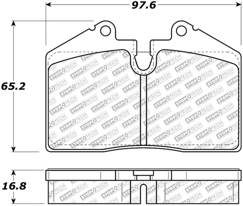 StopTech Street Select Brake Pads - Front/Rear - 305.06080