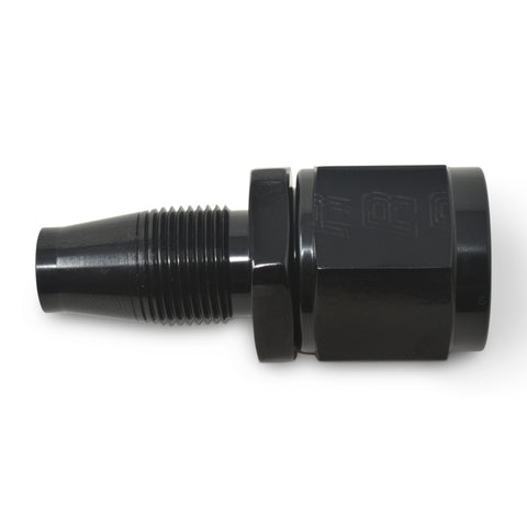 Russell Performance -6 AN Straight Hose End Without Socket - Black - 615023