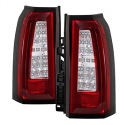 Spyder Chevy Tahoe / Suburban 15-17 LED Tail Lights - Red Clear (ALT-YD-CTA15-LED-RC) - 5085085